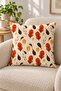 Autumn Themed 43X43 Velvet Cushion Cover
