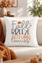Autumn Patterned Throw Pillow Cover