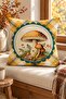 Autumn Themed 43X43 Velvet Cushion Cover - 3