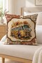 Autumn Themed 43X43 Velvet Cushion Cover - 4