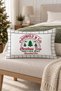 New Year Patterned Double-Sided Printed Velvet Throw Pillow Cover - 35X55 cm |   Soft Touch, Stylish Design - 4