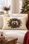 New Year Patterned Double-Sided Printed Velvet Throw Pillow Cover - 35X55 cm |   Soft Touch, Stylish Design