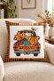 Autumn Themed 43X43 Velvet Cushion Cover - 2