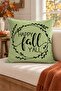 Autumn Themed 43X43 Velvet Cushion Cover - 3