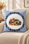 Autumn Themed 43X43 Velvet Cushion Cover - 2