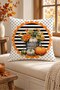 Autumn Themed 43X43 Velvet Cushion Cover - 3