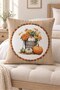 Autumn Themed 43X43 Velvet Cushion Cover - 4