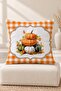 Autumn Themed 43X43 Velvet Cushion Cover - 5