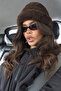 Women's Soft Furry Beret Brown - 4