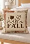 Autumn Themed 43X43 Velvet Cushion Cover - 4