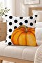 Autumn Themed 43X43 Velvet Cushion Cover - 4