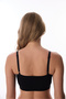 Traceless Black 24 Hour Cotton Seamless Bralet Without Underwire - 4