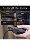 Digital Power Bank 10000mAh 22.5W Fast Charging, LED Display Portable Charger, Black B791 - 8