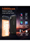 Digital Power Bank 10000mAh 22.5W Fast Charging, LED Display Portable Charger, Black B791 - 6