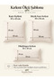 Ecru Cushion Cover with Gold Detail - 6