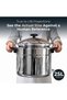 Pressure Cooker Eco , 25L Aluminum Cooker with Lid and Whistle for Large Family Cooking - 3