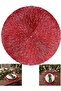 2 Pieces Red Non-Slip Washable Heat Resistant