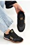 Zrne-006 Premium Black Lace-Up Women's Sneaker - 4