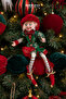 Christmas Decorative Man Elf Figure with Clothes 60 cm