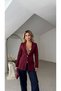 Fletolu Astarlı Slim Blazer Ceket - 2