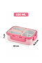 3 Compartment Steel Nutrition Container 620 ml Vgn 7097 - 8