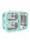 Steel Inner 3-Compartment Storage Container 620 ml - 5