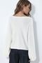 Soft Boat Neck Basic Knit Sweater - 3