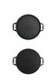 Progranito Double-Sided Cast Iron Grill and Crepe Pan - 34 cm - 6