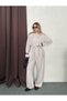 Modal Fabric Waist-Tie Sweater and Pants Set - 2