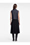 Fleto Pocketed Buttoned Sleeveless Double Breasted Collar Crop Vest - 5
