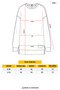 5415 -2 Thread Thin Comfortable, Basic Plain Women's Long Sweatshirt - 5