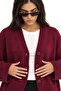 Mixray Buttoned V-Neck Ribbed Knit Cardigan - 4