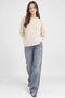 Mixray Hair Braid Patterned Ribbed Knit Sweater - 2