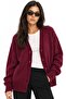 Mixray Buttoned V-Neck Ribbed Knit Cardigan