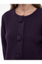 Regular Fit Buttoned Short Sleeve Crew Neck Knitwear Cardigan - 4