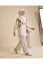 Oversize Linen Set with Embroidered Stones - 2