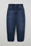 Boy's Jean Trousers with Buttons, Zipper and Pockets, 10-14 Years, Blue - 5