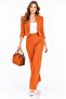 Women's Stylish Stone Detailed Zippered Adjustable Cross Strap Orange Hand and Shoulder Bag