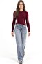 Mixray Soft Textured Fitted Top
