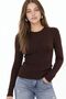 Mixray Soft Textured Fitted Top