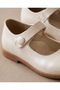 Girl's Buttoned Pearl Patent Leather Orthopedic Ballerina Shoes - 3