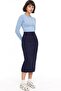 Mixray High Waist Ribbed Knitted Skirt - 3