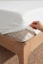 100% Cotton Combed Elastic Bed Sheet 145 Gr Heavy Weight Fabric |   Single - Double All Sizes |   Soft and Breathable Fitted Sheet - 4