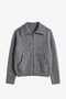 Smoked Alvaro Wool Blend Zippered Cardigan - 5