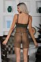 Khaki Green Chiffon Nightgown - 3