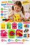 Button Clothes Shirt Buttoning and Threading Game Button and Dress up Educational and Fun Box Game 32 Pieces Montessori Educational Toy Preschool Intelligence Set