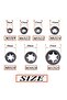 260Pcs Star Lock Washers Kit Push On Speed Clips Fasteners Assortment Kit M3 M4 M5 M6 M8 M10 M12 - 4