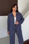 Oversize Zippered Lace-Up Waist Modal Women's Suit 3184 Oliv - Special Series - 7