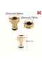Brass Faucet Tap Connector Mixer Hose Adaptor Quick Connecter 1/2 3/4 Copper Hose Coupling Adapte... - 3