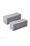 GRAY 1pc BBQ Grill Cleaning Brush Brick Block Barbecue Cleaning Stone Pumice Brick For Barbecue Rack - 4